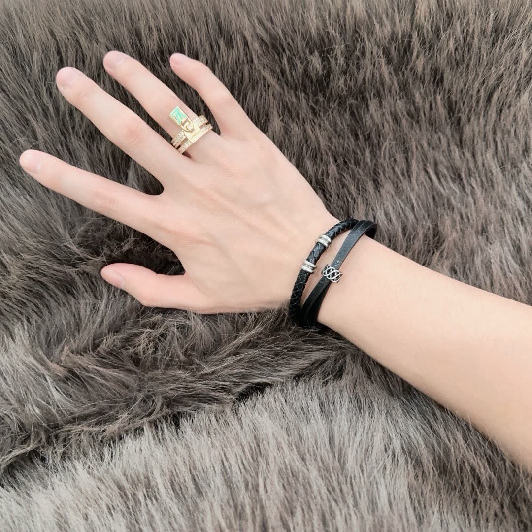 Louis Vuitton Leather Bracelet